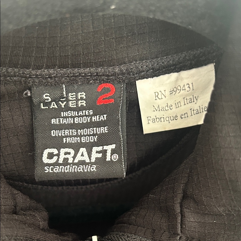Craft Black Ribbed Second Layer Pullover - Picture 3 of 5